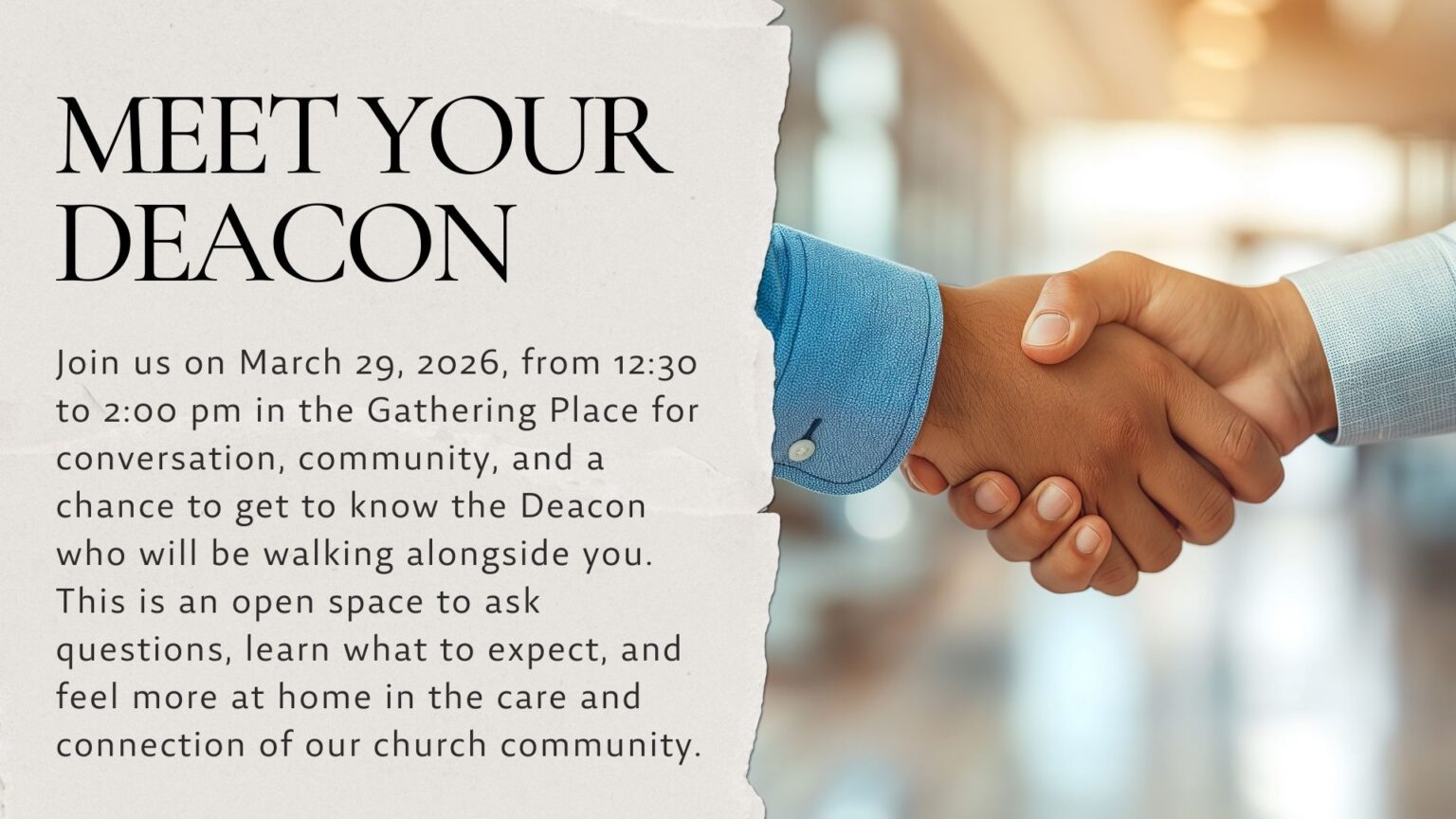 Meet Your Deacon
